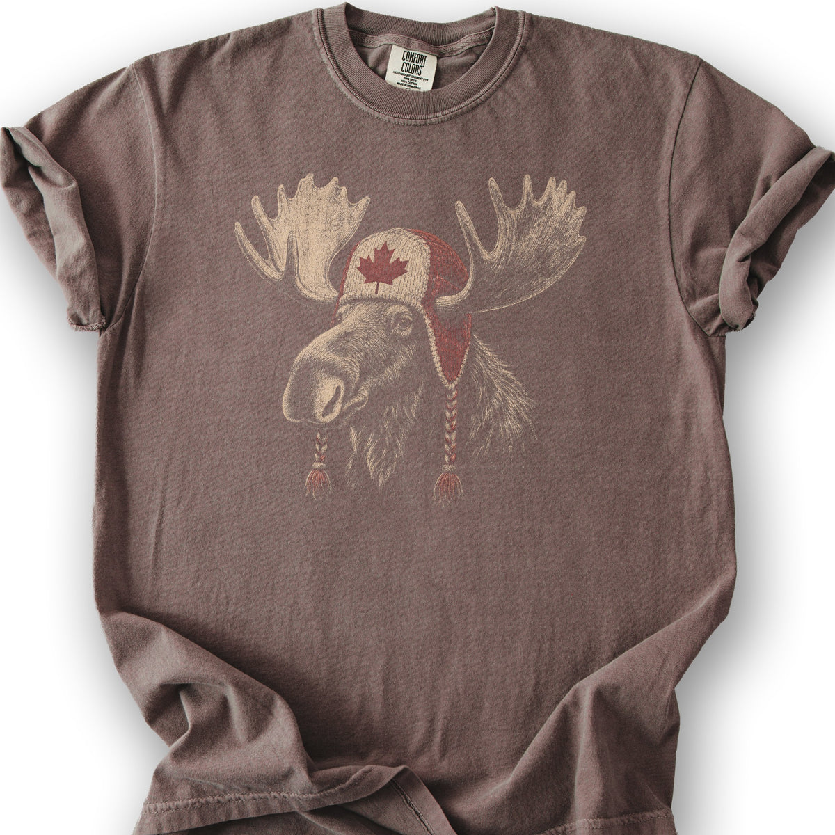 Canada Moose Cap T-Shirt - Espresso