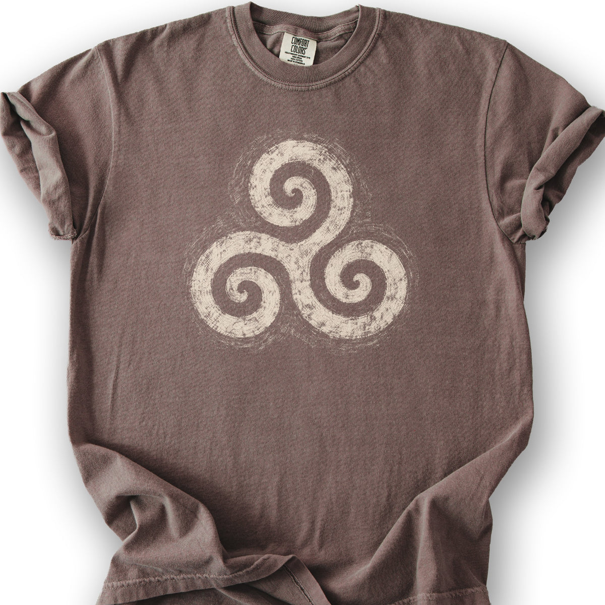 Triskele Charcoal Sketch T-Shirt - Espresso