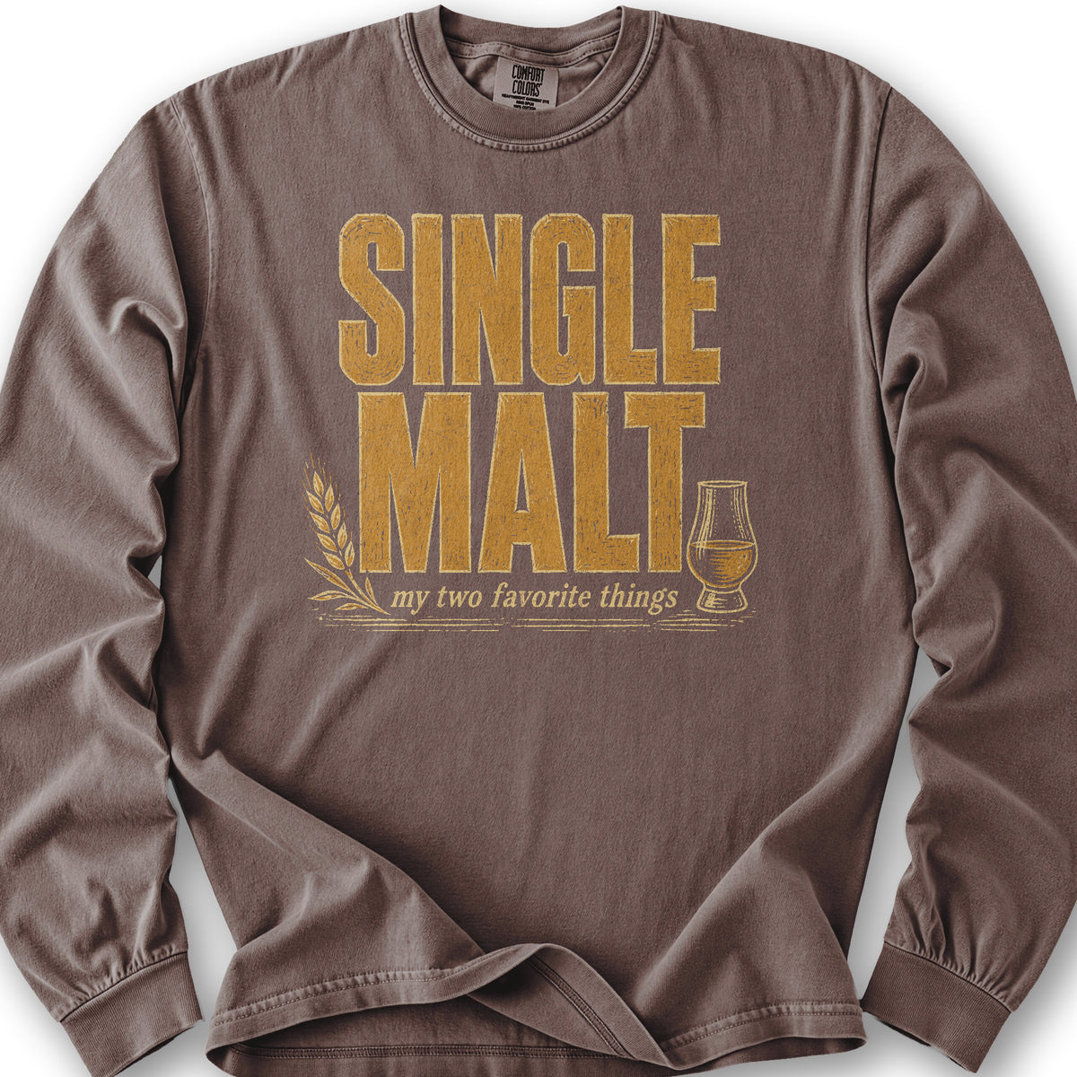 Single Malt My Two Long Sleeve Shirt - Espresso