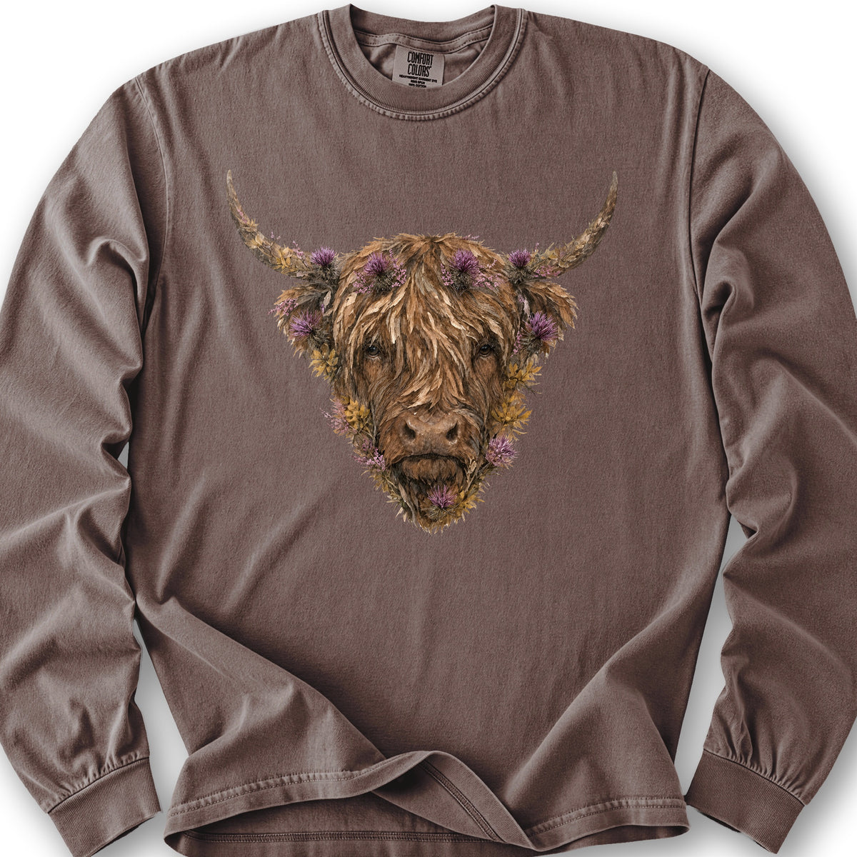 Floral Thistle Coo Long Sleeve Shirt