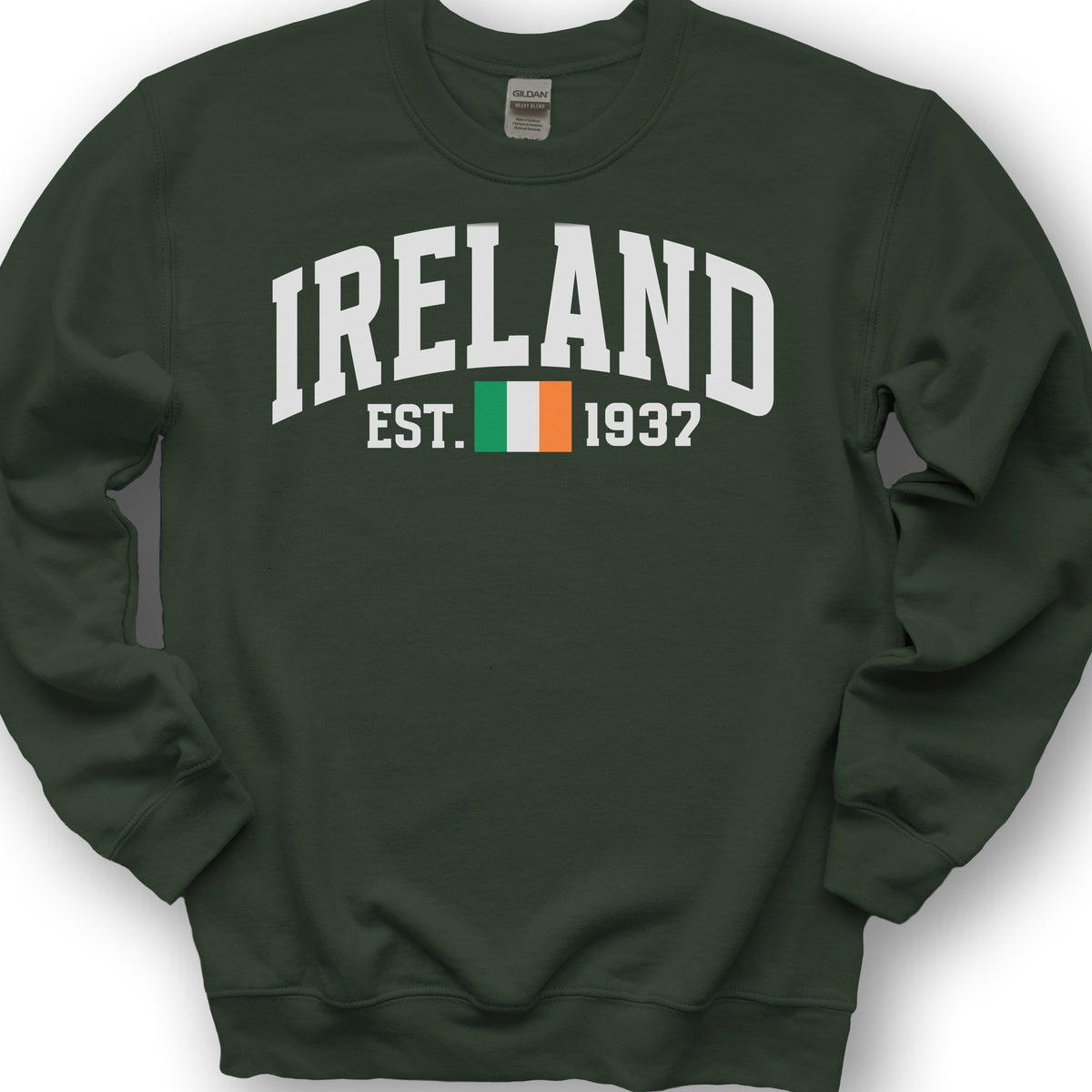 Ireland Varsity Flag Sweatshirt - Forest Green