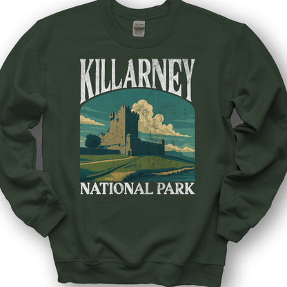 Killarney National Park "Big and Bold" Sweatshirt - Forest Green