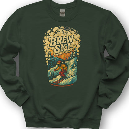 Brew Ski Sweatshirt - Forest Green