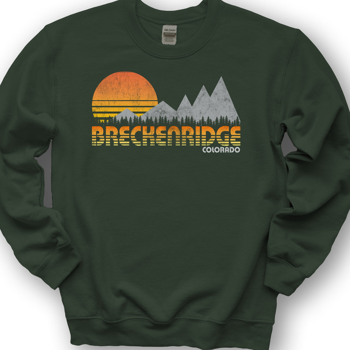 Breckinridge "80's Retro" Sweatshirt - Forest Green