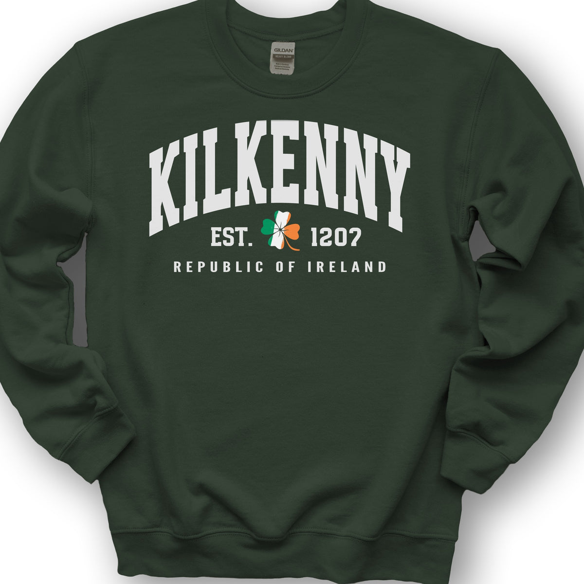 Kilkenny Varsity Flag Sweatshirt - Forest Green