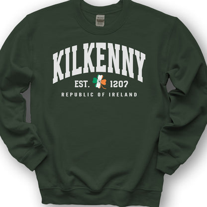 Kilkenny Varsity Flag Sweatshirt - Forest Green