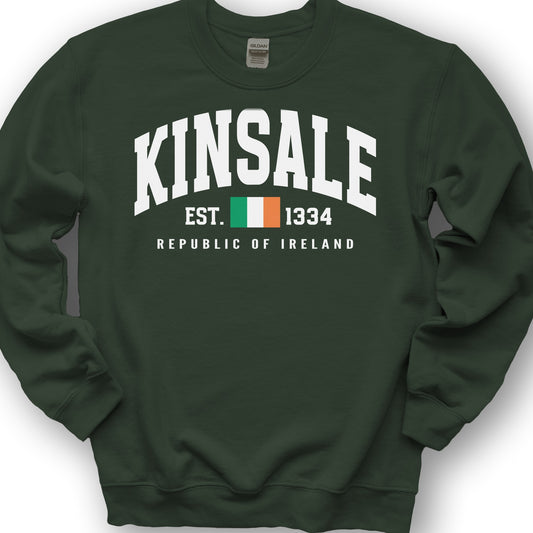 Kinsale Varsity Flag Sweatshirt - Forest Green