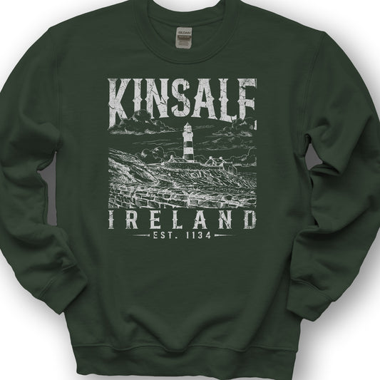 Kinsale Ireland Sweatshirt - Forest Green