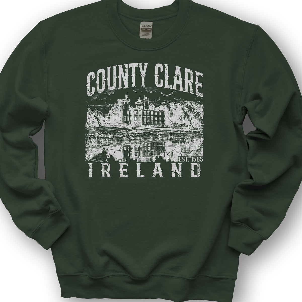 County Clare Sweatshirt - Forest Green
