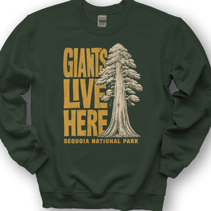 Sequoia Giants Sweatshirt - Forest Green
