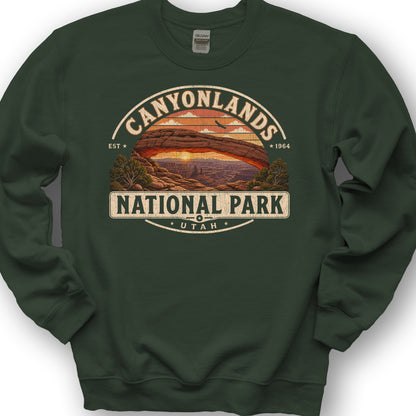 Canyonlands Medallion Sweatshirt - Forest Green