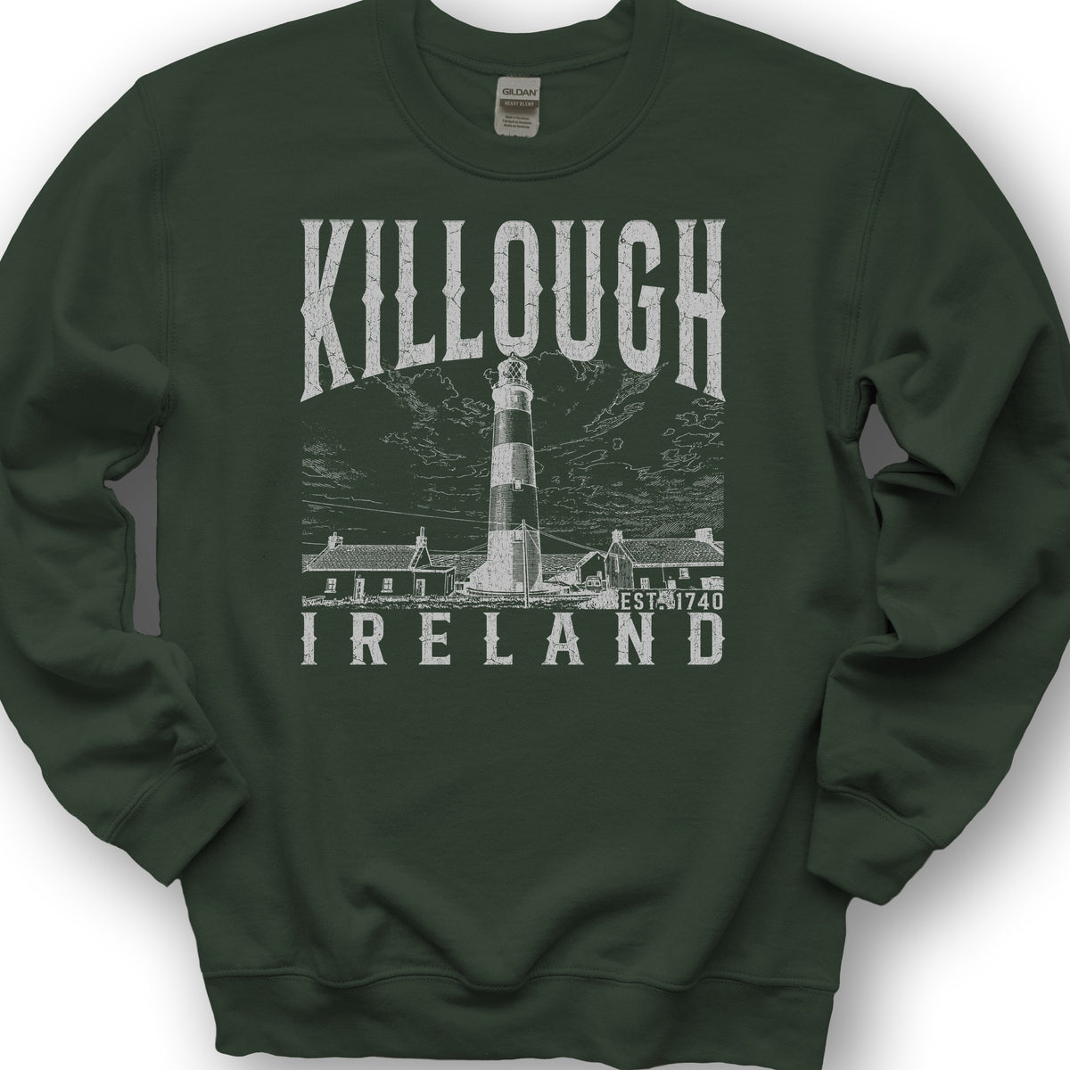 Killough Ireland Sketch Sweatshirt - Forest Green