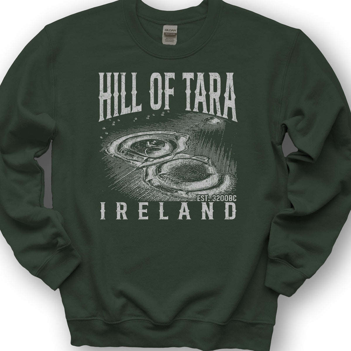 Hill of Tara Ireland Sweatshirt - Forest Green