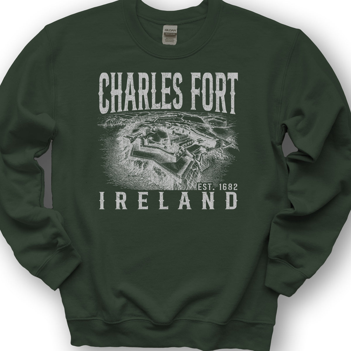 Charles Fort Ireland Sweatshirt - Forest Green