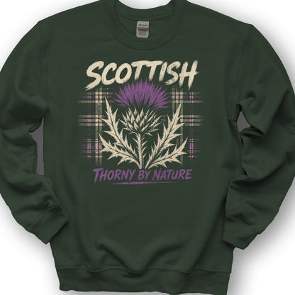 Scottish Thorny Sweatshirt - Forest Green