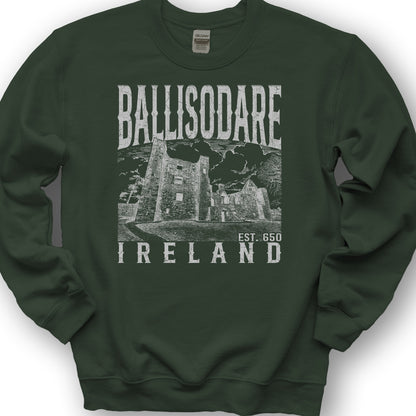 Ballisodare Ireland Sketch Sweatshirt - Forest Green