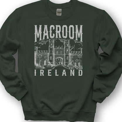 Macroom Ireland Sketch Sweatshirt - Forest Green