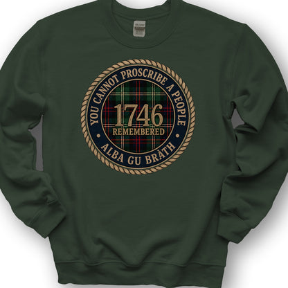 Cannot Proscribe A People Sweatshirt - Forest Green