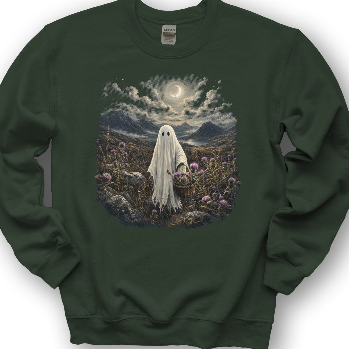 Ghost In the Glen Sweatshirt - Forest Green