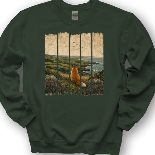 Ireland Fox Panels Sweatshirt - Forest Green