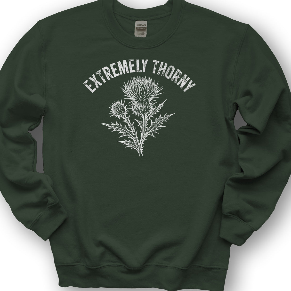 Extremely Thorny Sweatshirt - Forest Green