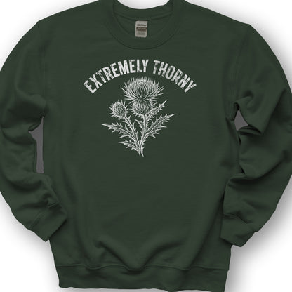 Extremely Thorny Sweatshirt - Forest Green