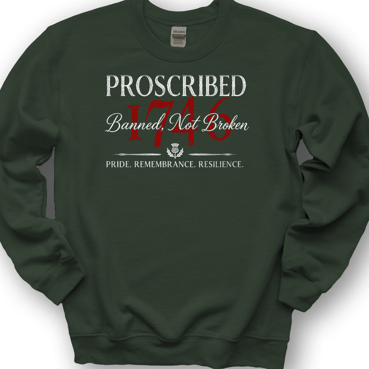 Banned Not Broken Sweatshirt - Forest Green