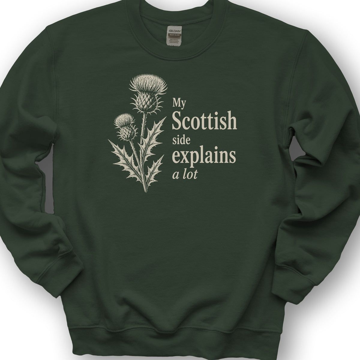 My Scottish Side Sweatshirt - Forest Green