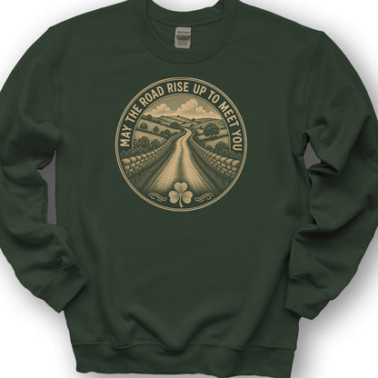 May The Road Sweatshirt - Forest Green