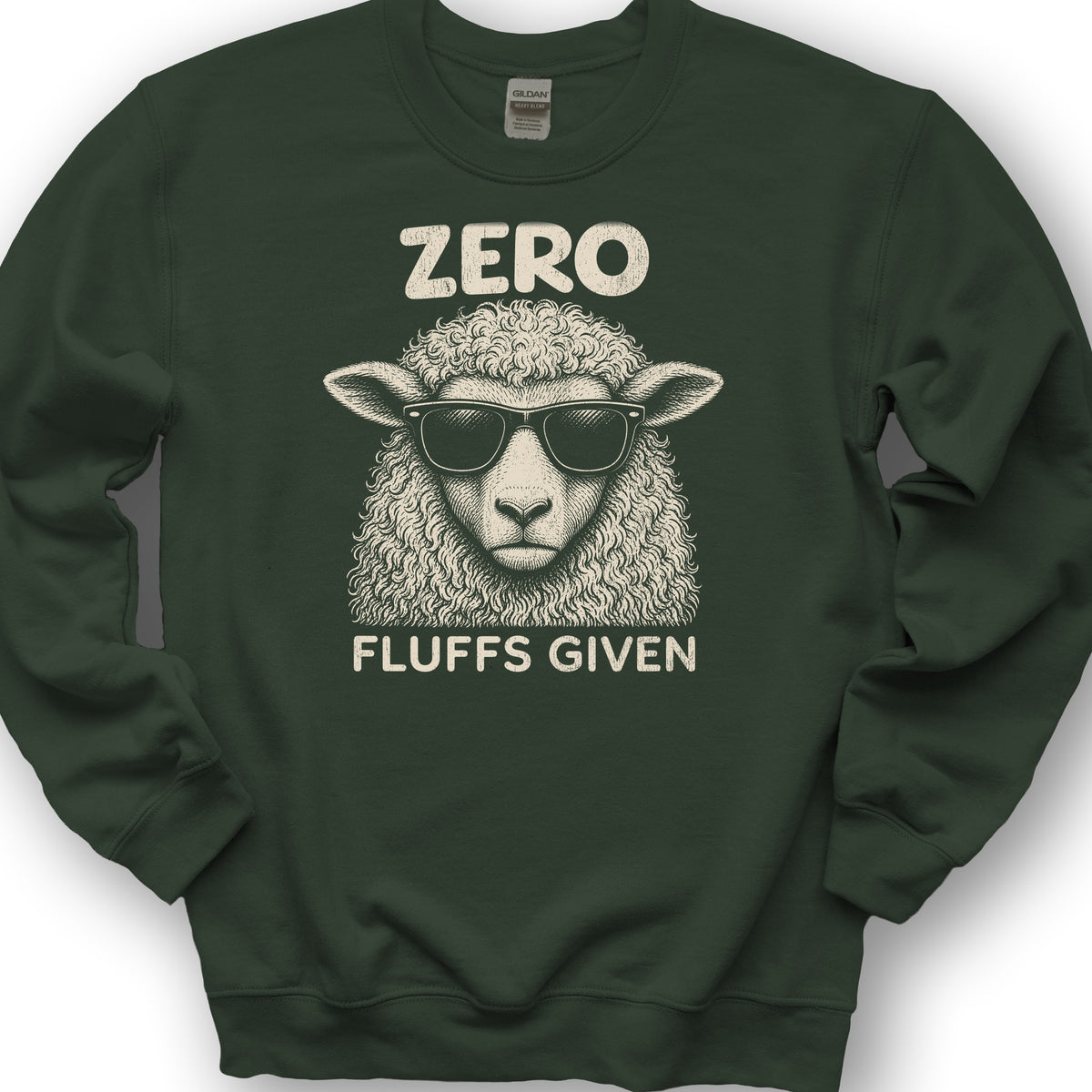 Zero Fluffs Given Sweatshirt - Forest Green