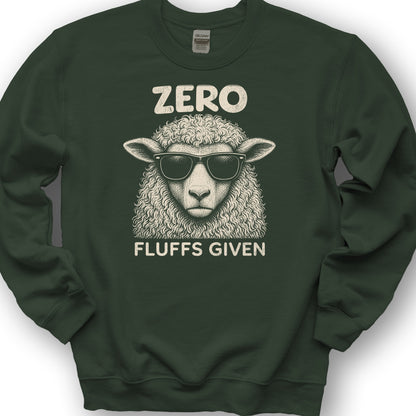 Zero Fluffs Given Sweatshirt - Forest Green