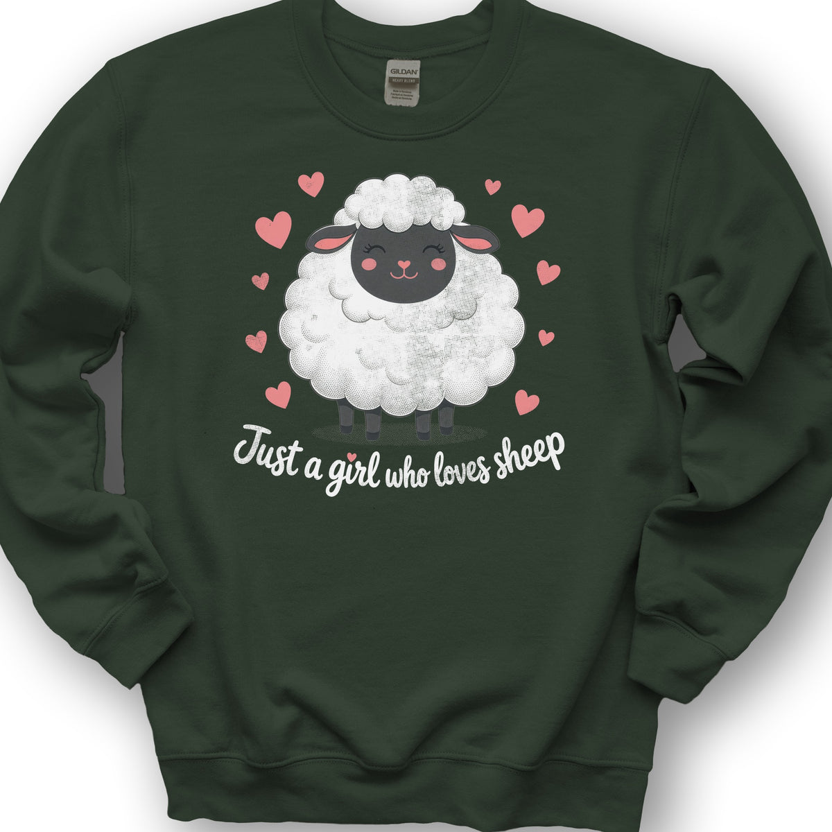 Just A Girl Sheep Sweatshirt