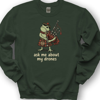 Bagpipe Frog Sweatshirt
