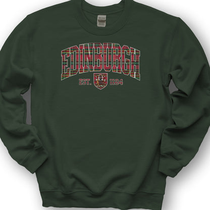 Edinburgh Varsity Sweatshirt - Forest Green
