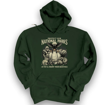 National Parks Backyard Haunt Hoodie - Forest Green