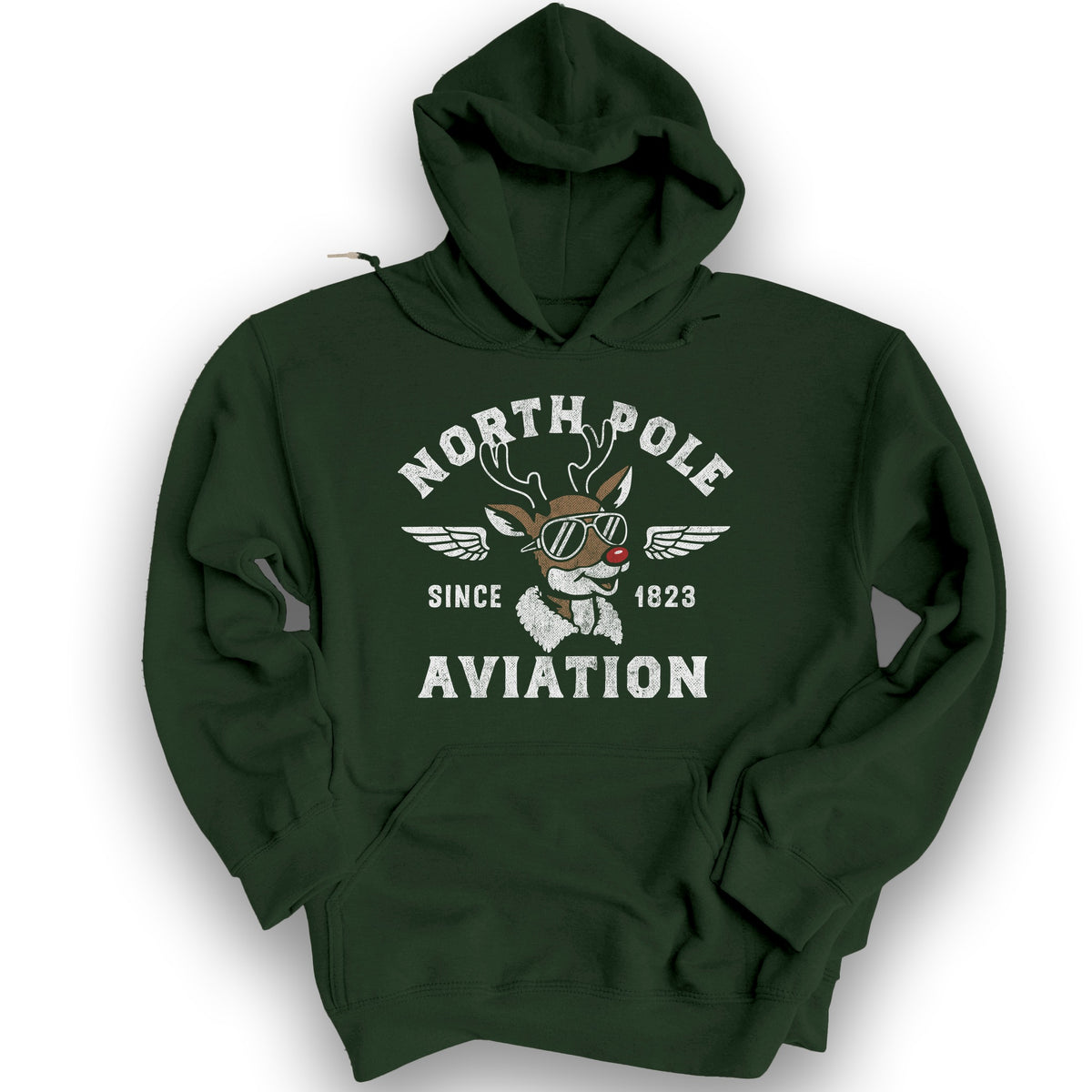North Pole Aviation Hoodie - Forest Green