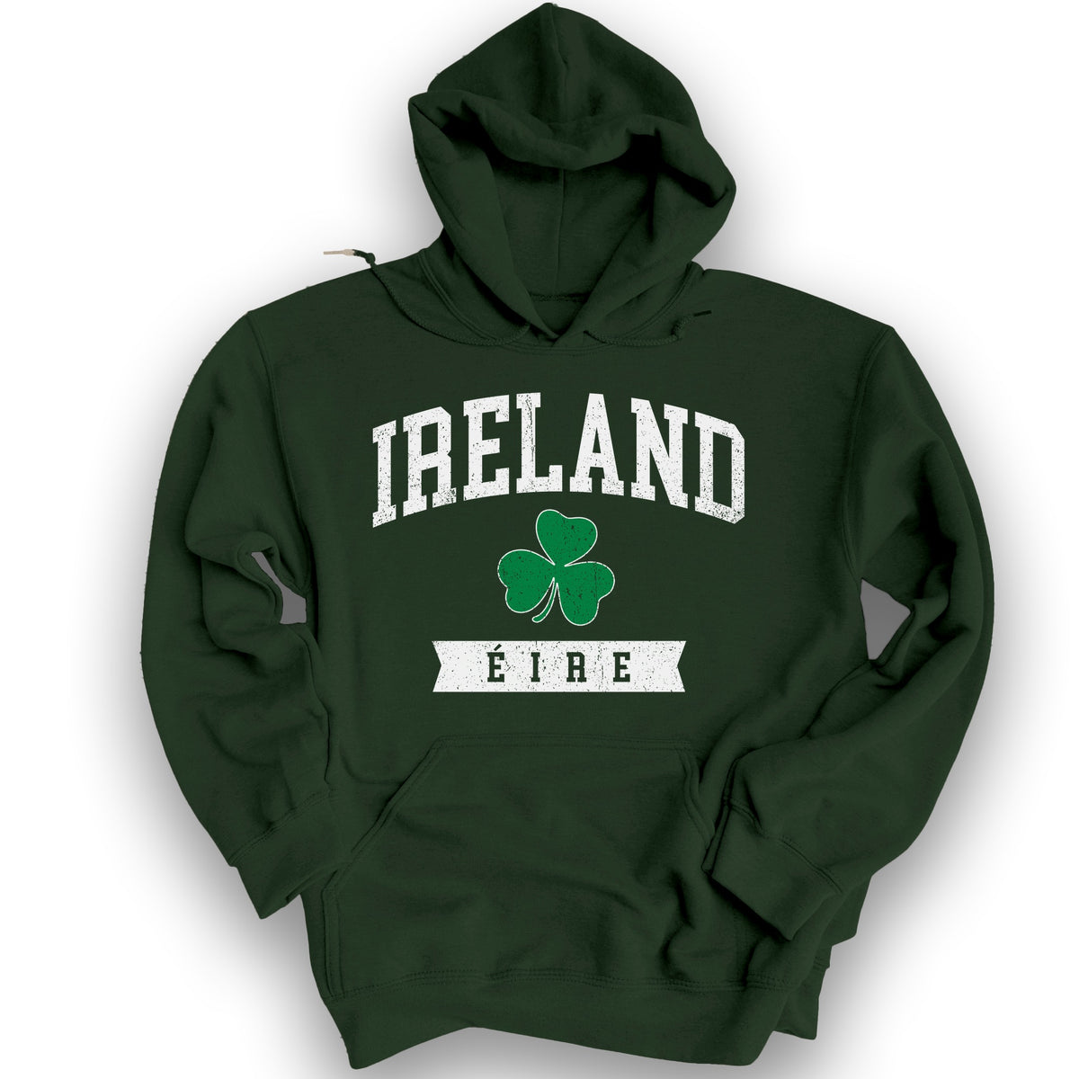 Ireland Éire Hoodie - Forest Green