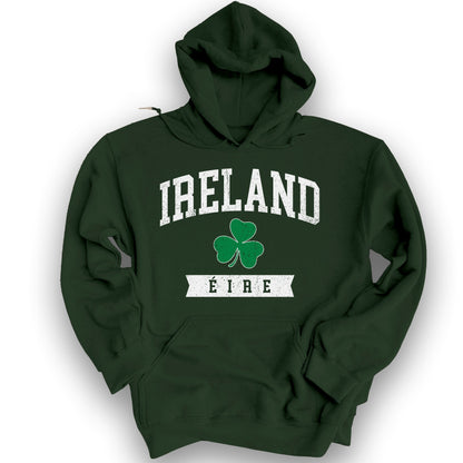 Ireland Éire Hoodie - Forest Green