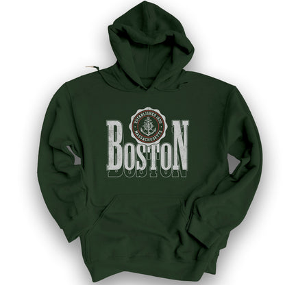 Boston Scoop Hoodie - Forest Green