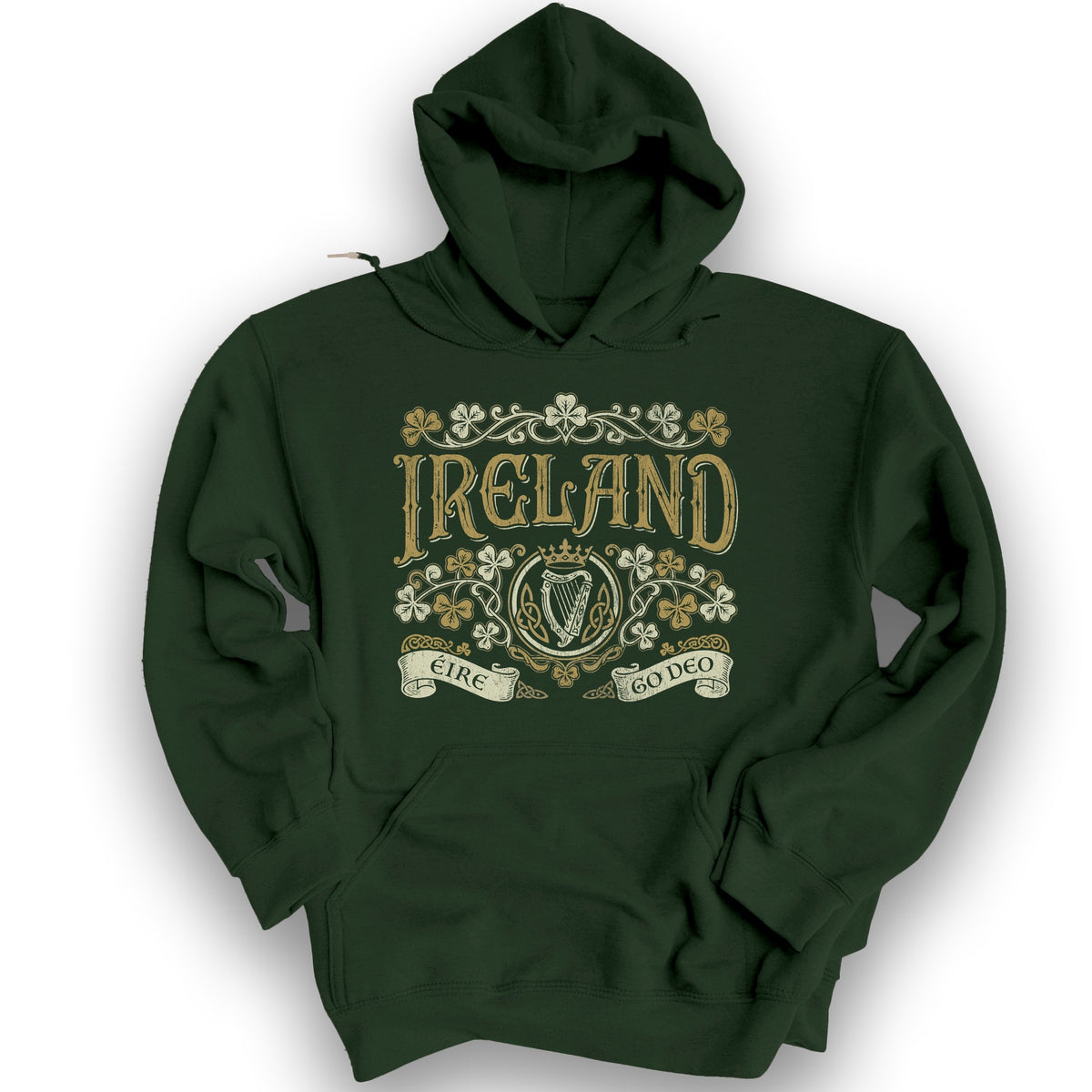 Ireland Forever Hoodie - Forest Green