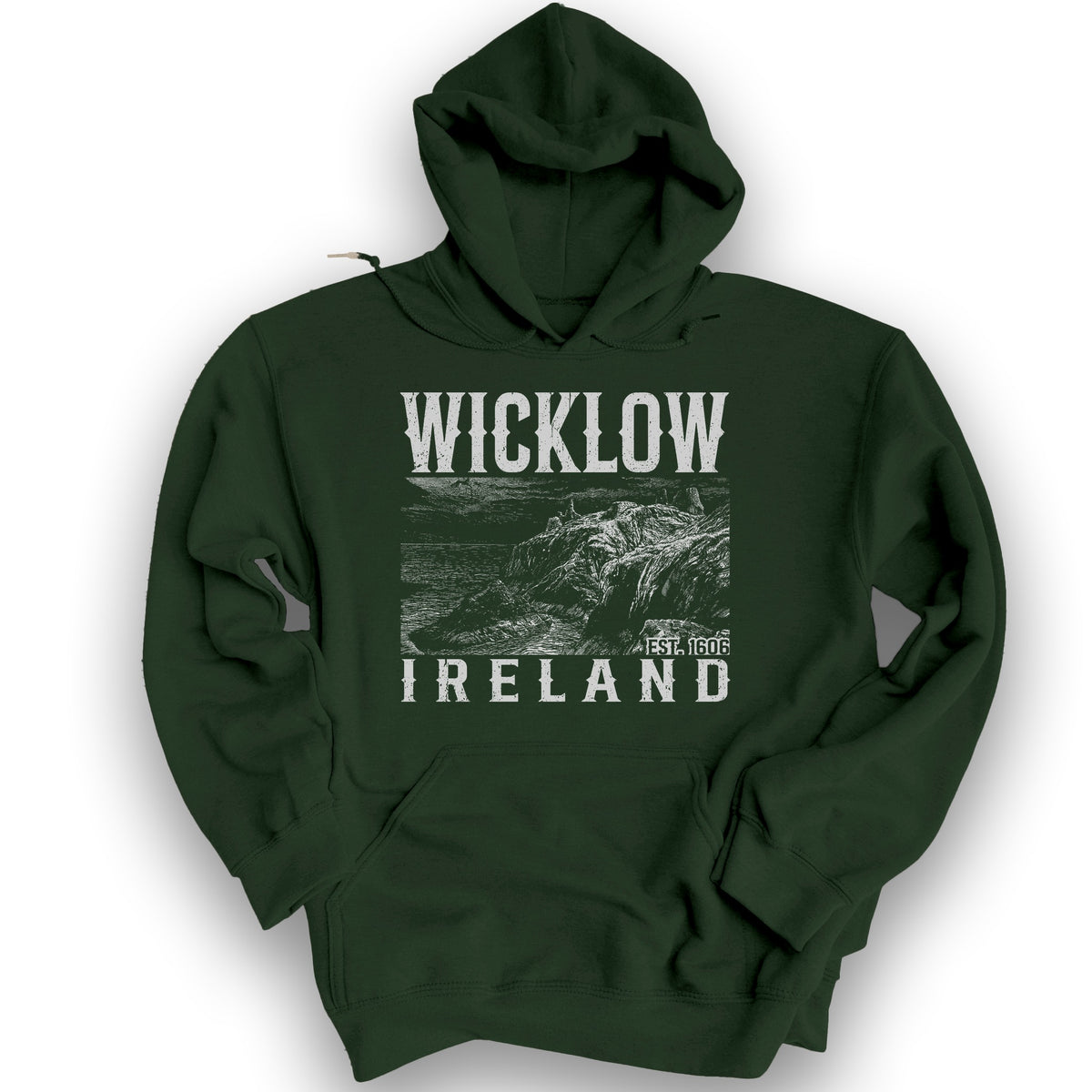 Wicklow Ireland Hoodie - Forest Green