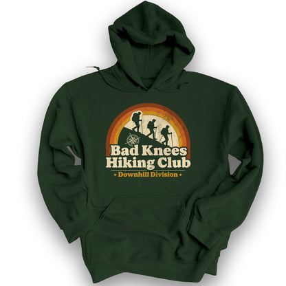 Bad Knees Hiking Club Hoodie - Forest Green