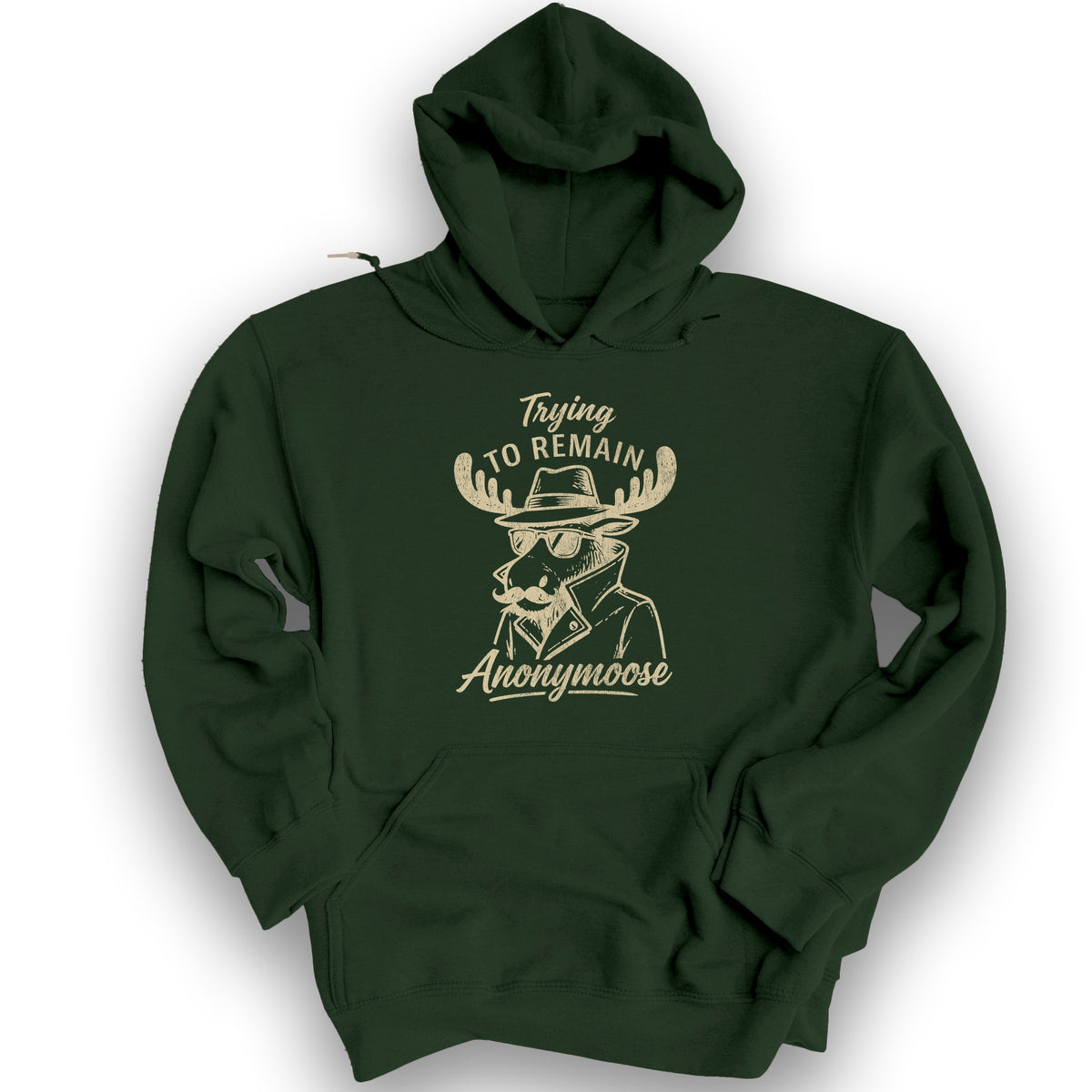 Anonymoose Disguise Hoodie - Forest Green