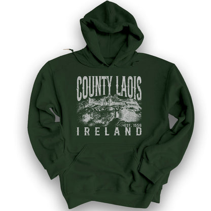 County Laois Hoodie - Forest Green