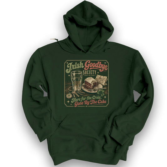 Irish Goodbye Society Hoodie - Forest Green