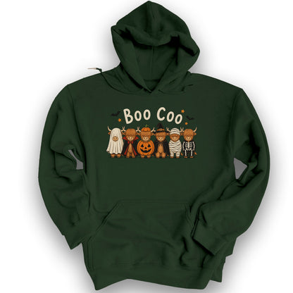 Boo Coo Costumes Hoodie - Forest Green