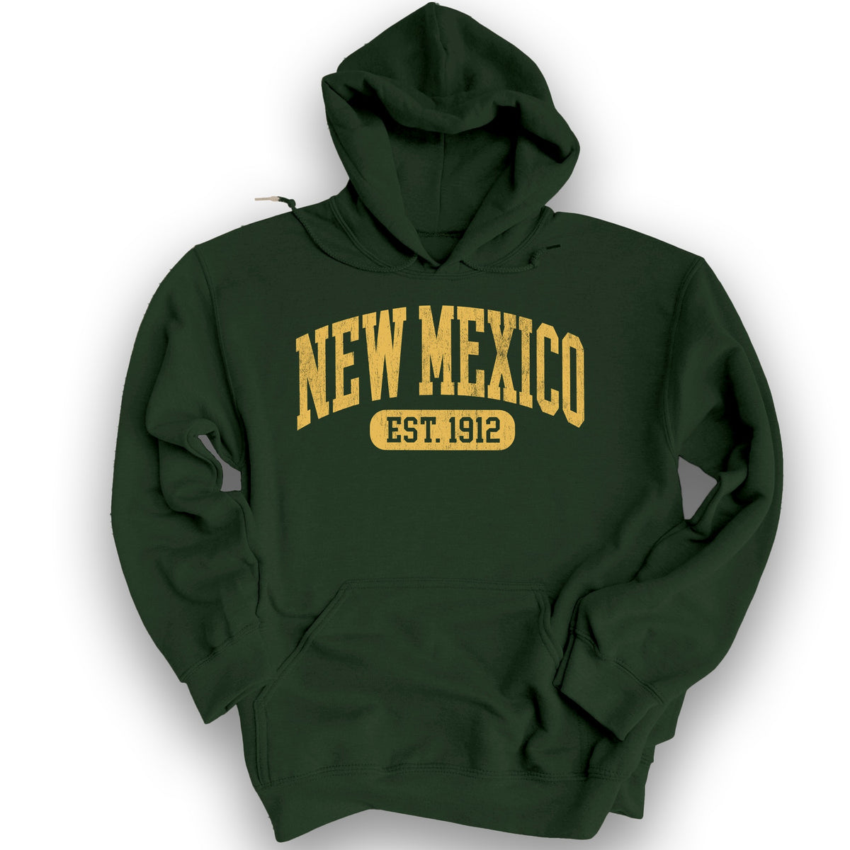 New Mexico Est 1912 Hoodie - Forest Green