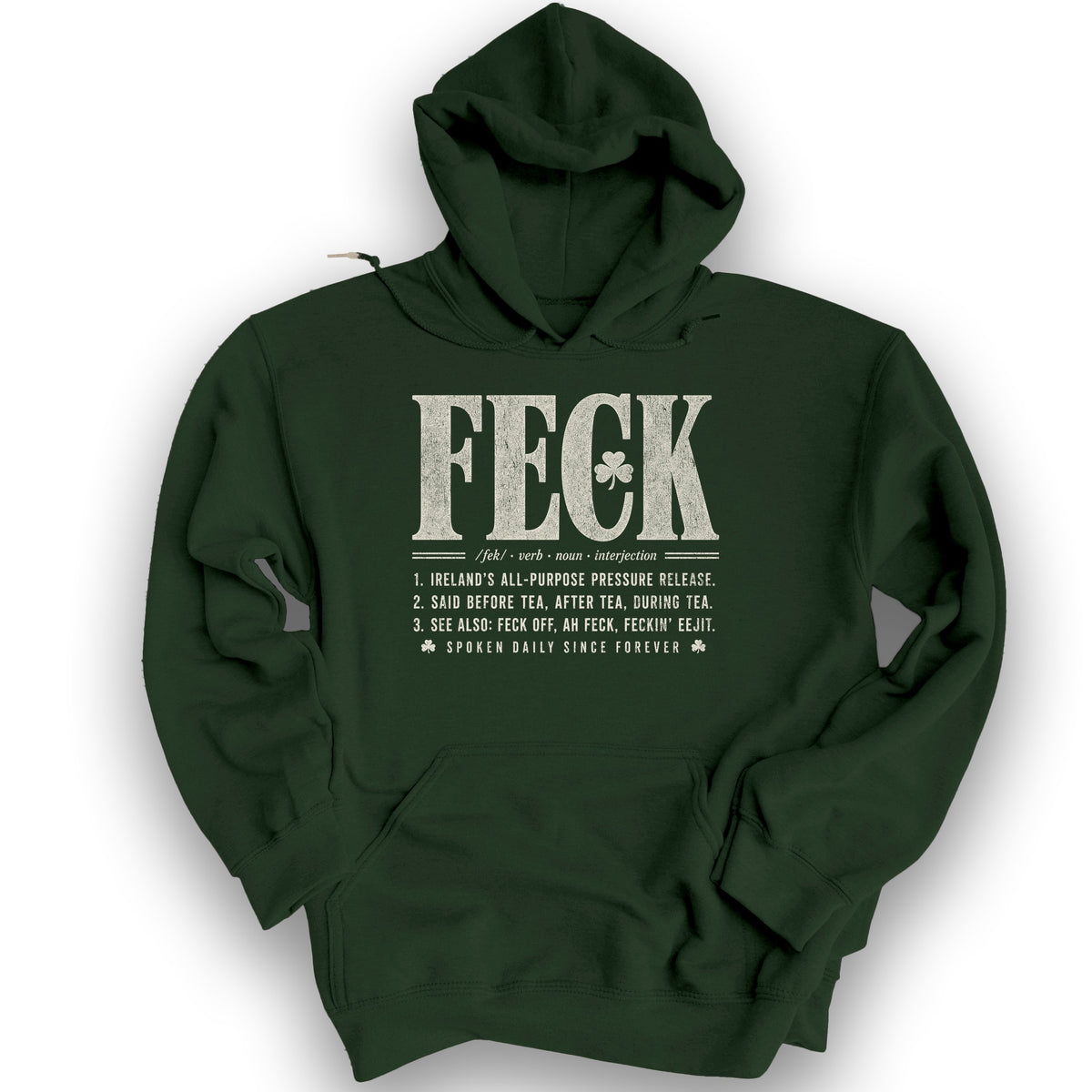 Feck Definition Hoodie - Forest Green