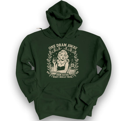 One Dram Away Hoodie - Forest Green