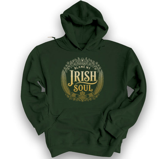 My Irish Soul Hoodie - Forest Green
